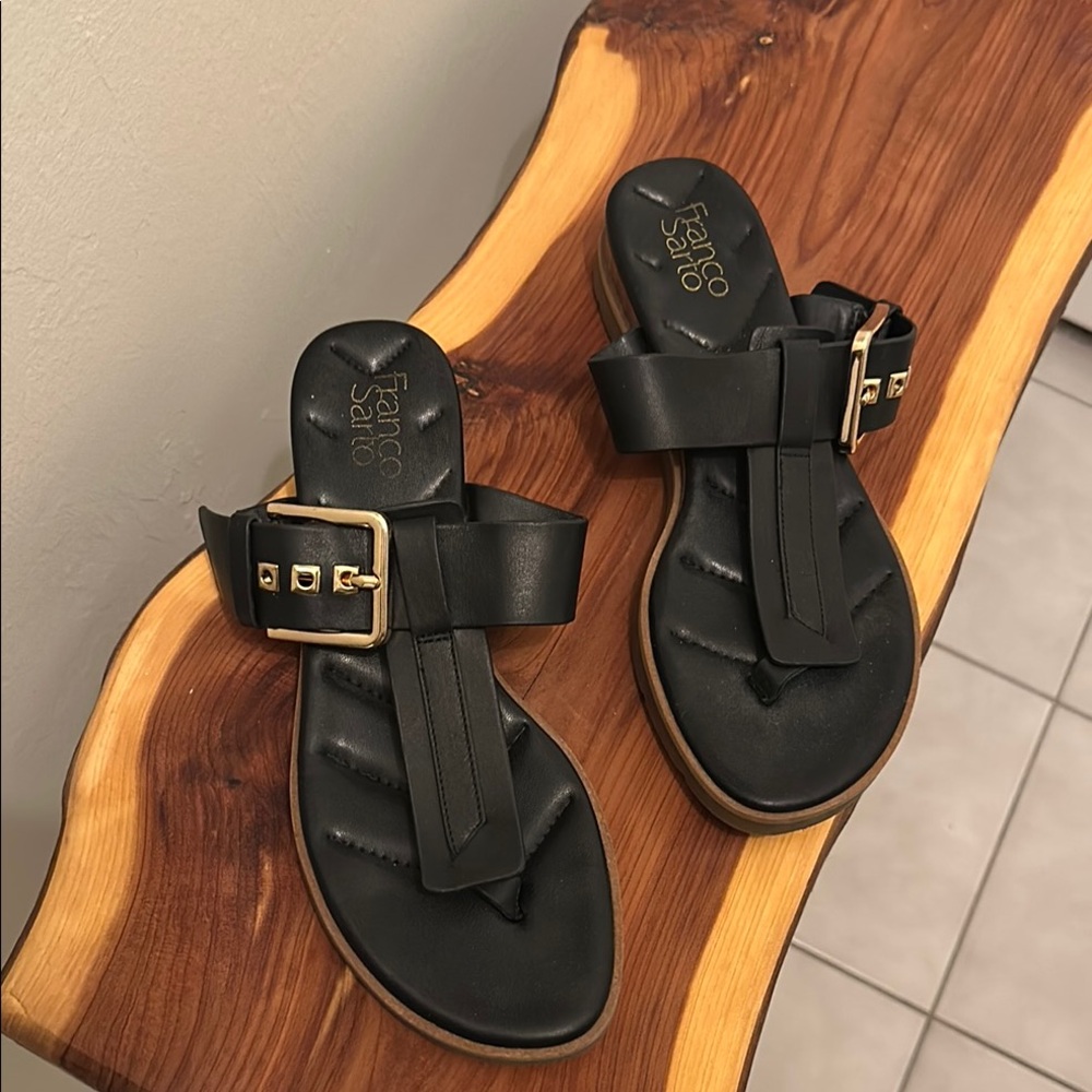 Franco Sarto Black Women's Sandals